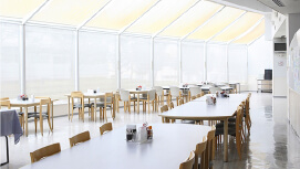 各寮に設けられた食堂